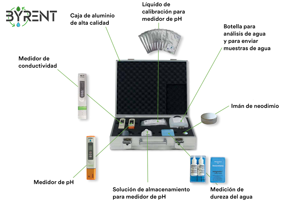 Análisis de agua del circuito cerrado de calefacción y refrigeración - BYRENT