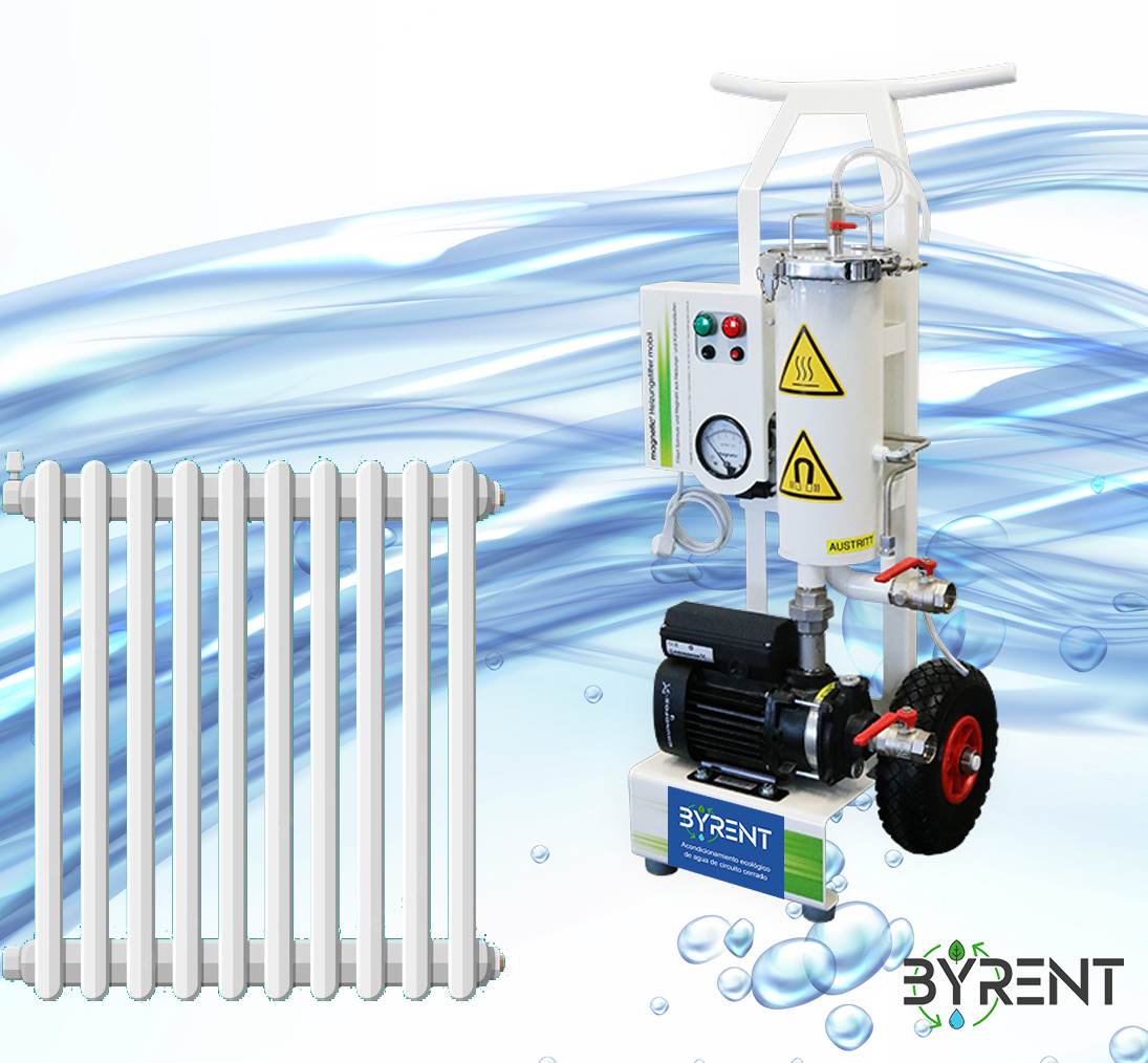 Acondicionamiento del agua de circuitos cerrados de calefacción y refrigeración - BYRENT Acondicionamiento del agua de circuitos cerrados de calefacción y refrigeración - BYRENT