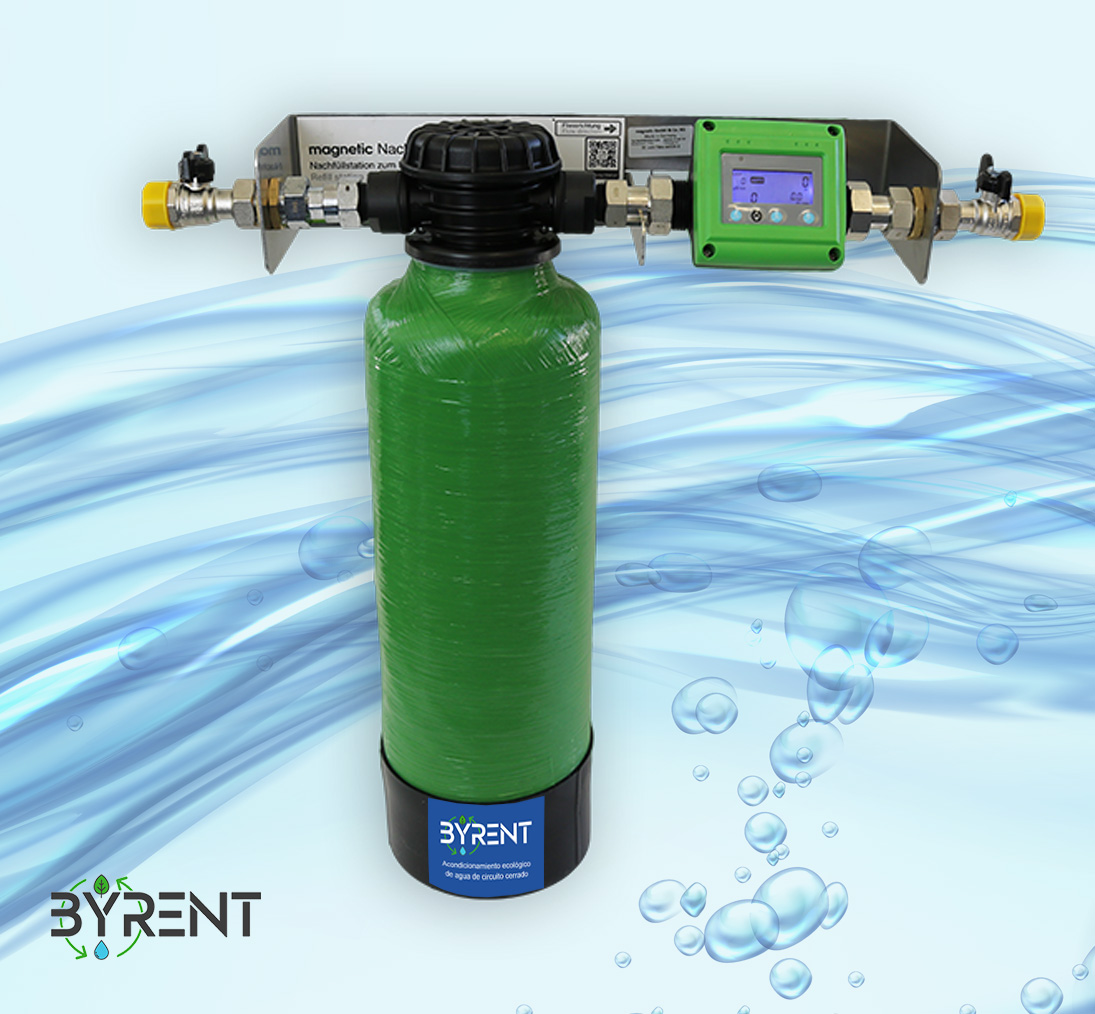 Acondicionamiento del agua de circuitos cerrados de calefacción y refrigeración, regularización y rellenado - BYRENT